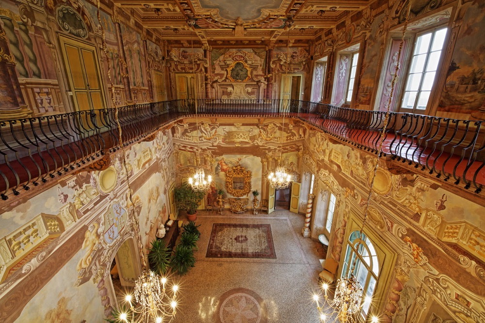 Il salone di Villa Dosi Delfini